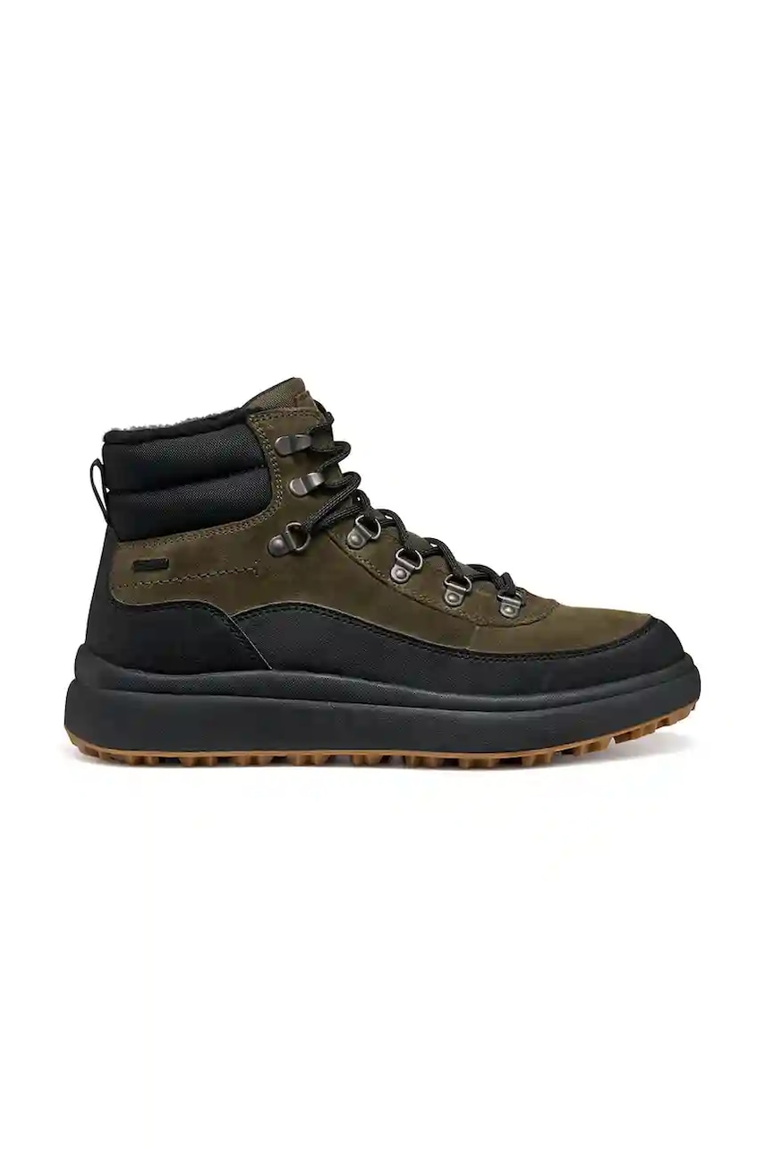 Geox pantofi înalți U GRANITO + GRIP B A culoarea verde, U46FZD 022BC C0498