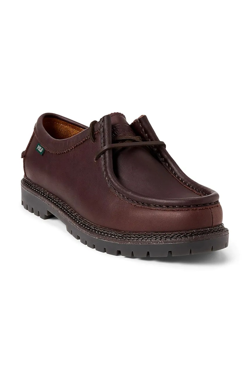 Кожаные туфли Polo Ralph Lauren Jett Apron цвет коричневый 803945530002