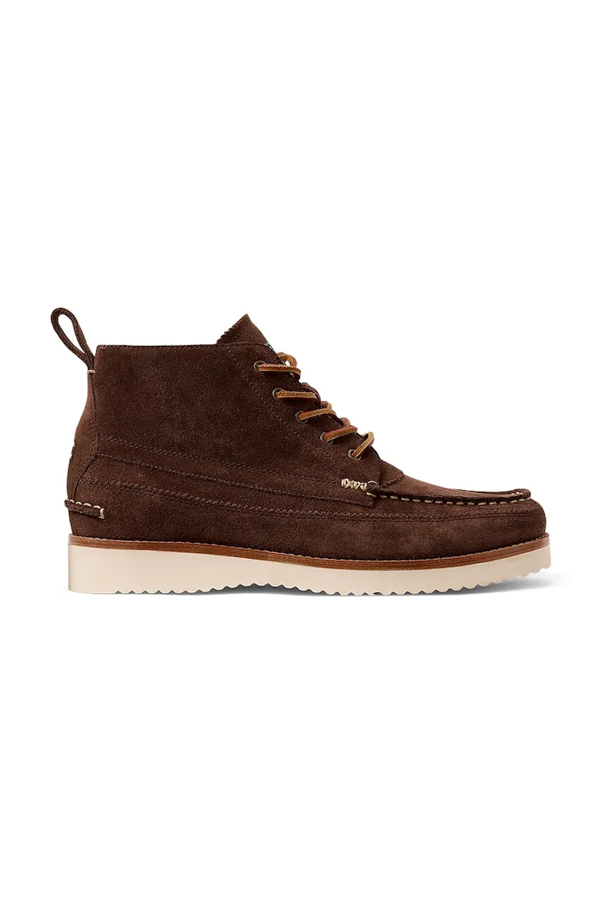 Levně Kotníkové boty Polo Ralph Lauren Ranger Wrkbt pánské, hnědá barva, 812945353002