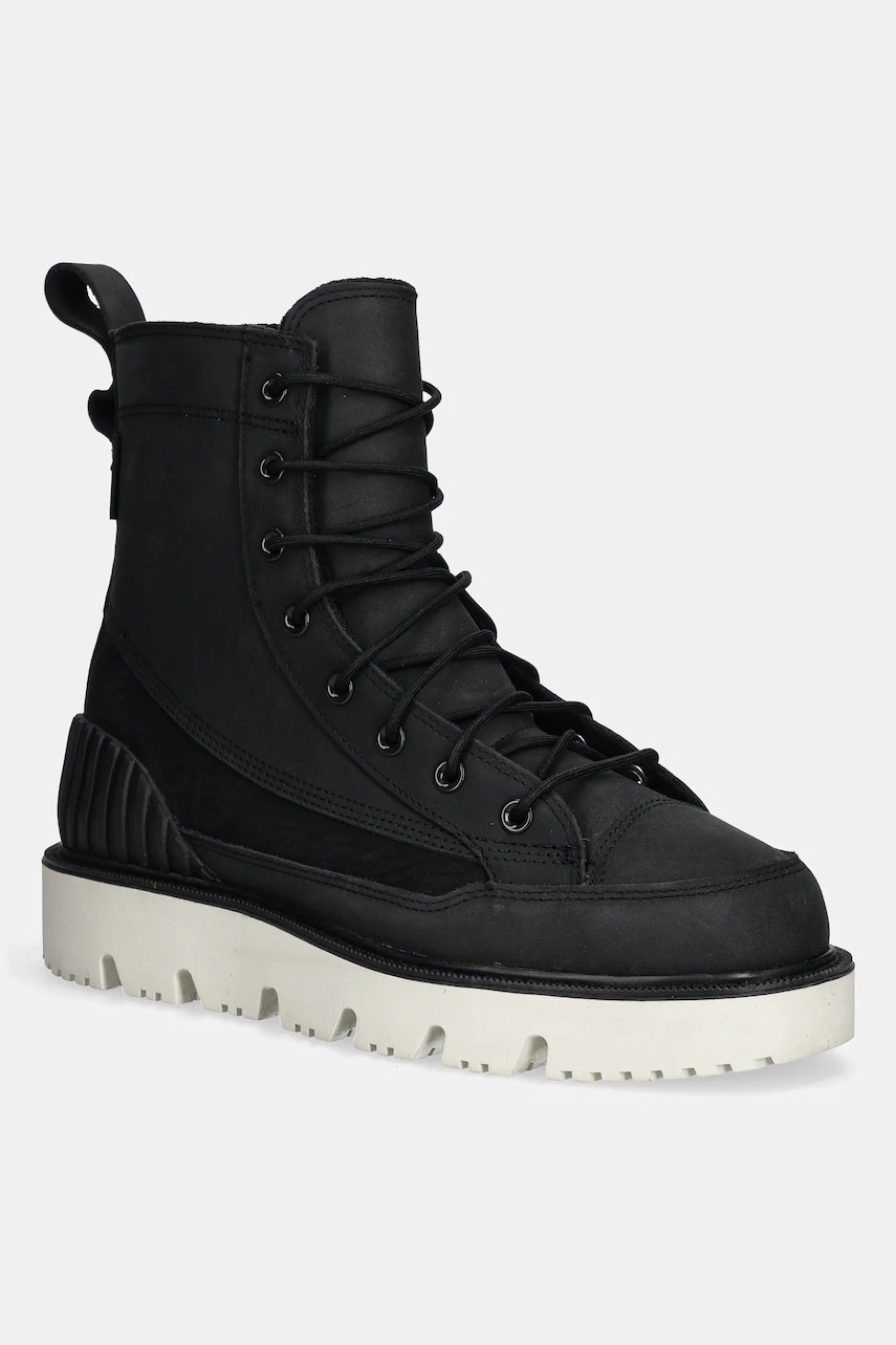 Converse trapey nubuc Chuck 70 Rugged culoarea negru, A14190C