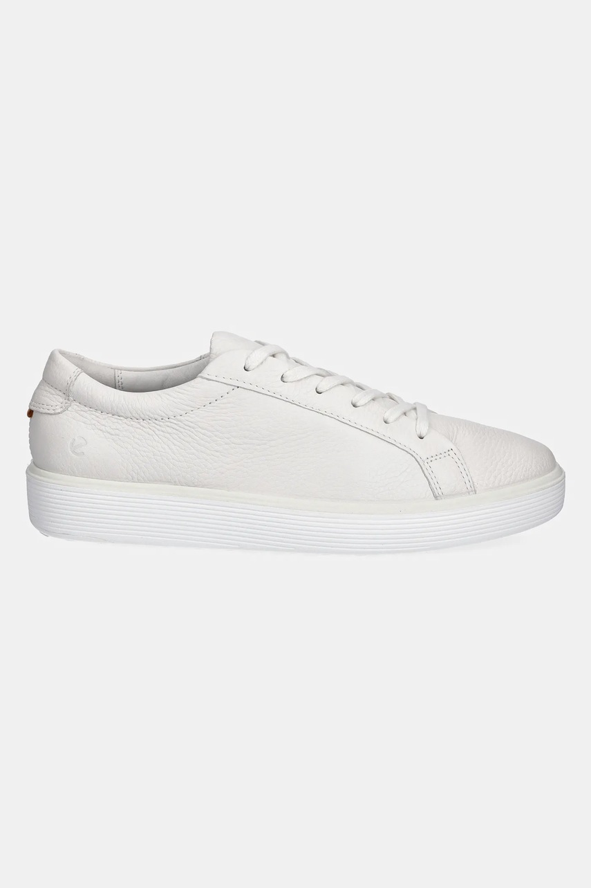 Δερμάτινα αθλητικά παπούτσια Ecco Soft 60 W χρώμα: άσπρο, 219203-01007 φωτογραφία