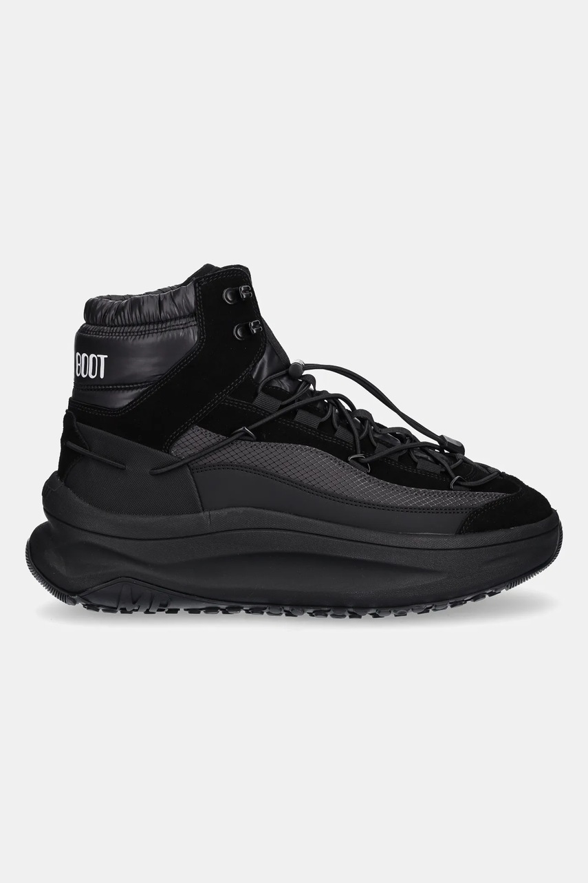 Кроссовки Moon Boot MB MOON247 XLACE MID цвет чёрный 80D2490030 N001 Кроссовки Moon Boot MB MOON247 XLACE MID цвет чёрный 80D2490030 N001