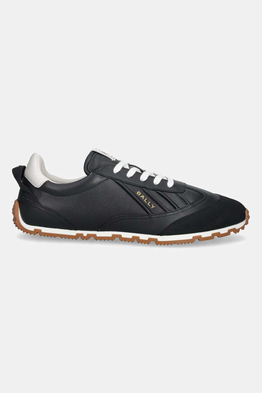Кожаные кроссовки Bally QUARR цвет чёрный MSK0ER Кожаные кроссовки Bally QUARR цвет чёрный MSK0ER