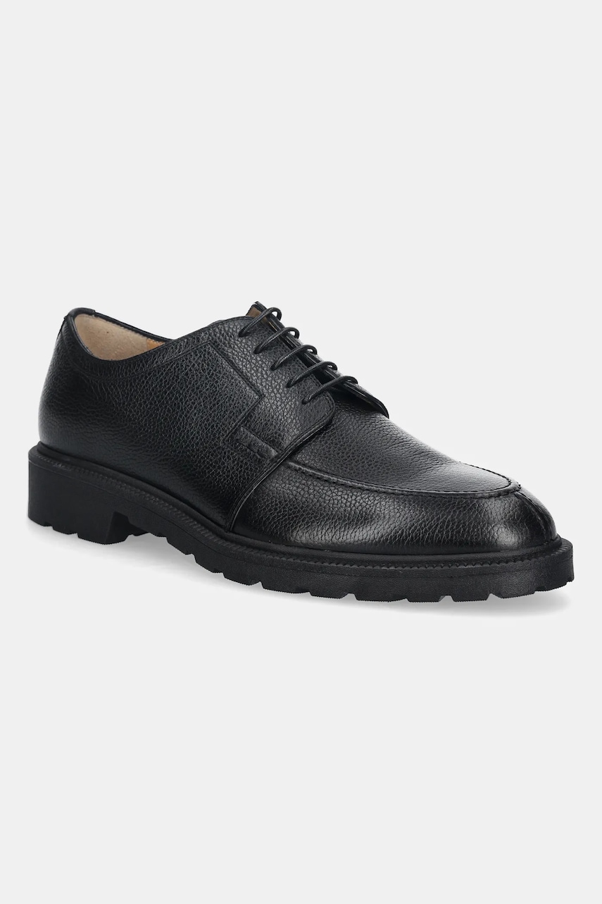 Bally pantofi de piele EARLIE culoarea negru, MSF0HP