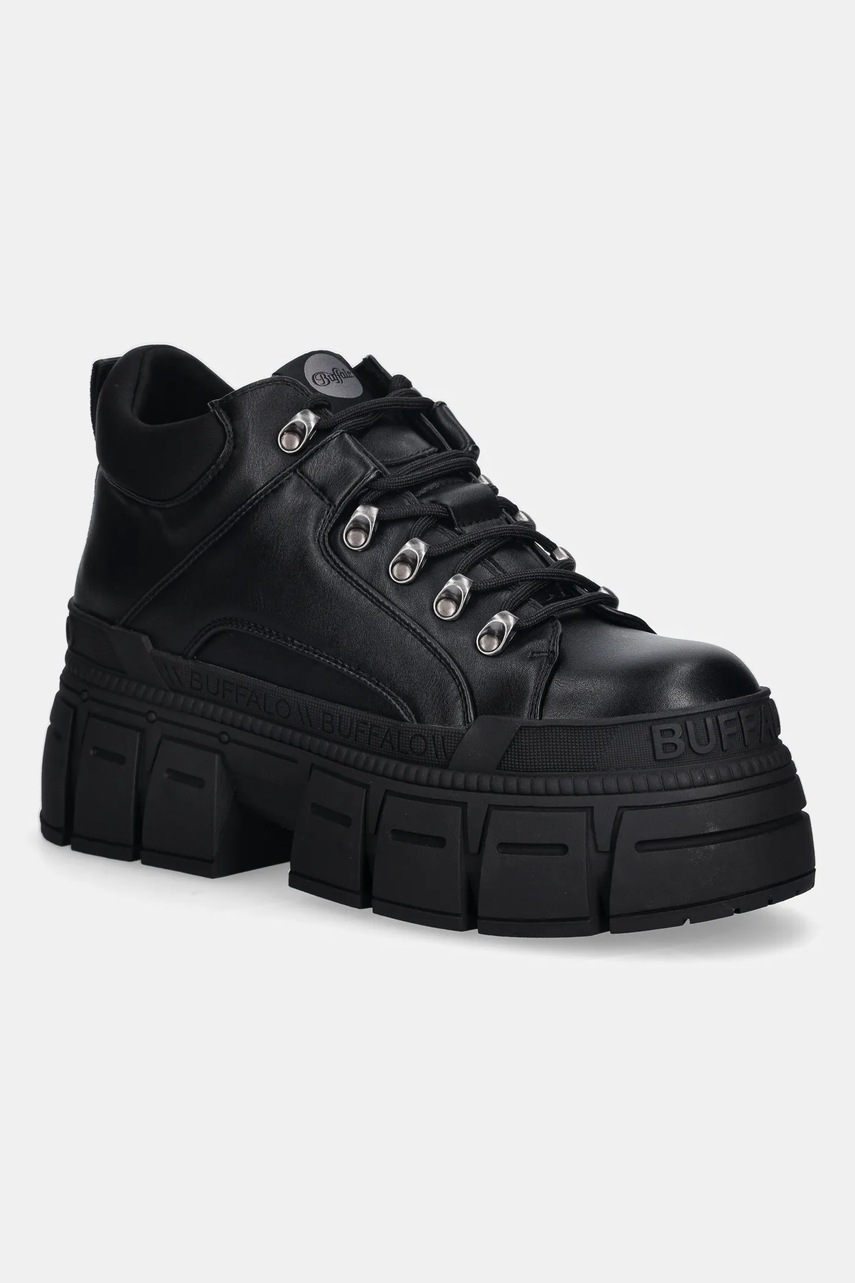 Buffalo pantofi înalți Gospher Hike Lo Bs culoarea negru, 1430035-BLK