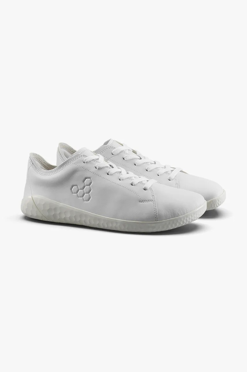 Δερμάτινα αθλητικά παπούτσια Vivobarefoot GEO COURT IV χρώμα: άσπρο, 309062 φωτογραφία