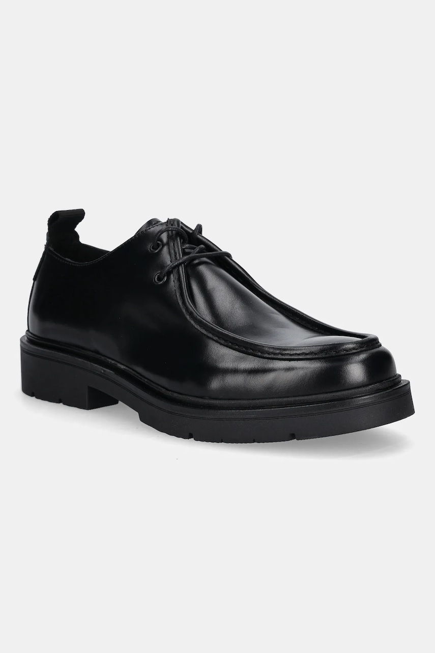 Marc O\'Polo pantofi de piele Lorenzo culoarea negru, 50828463402135