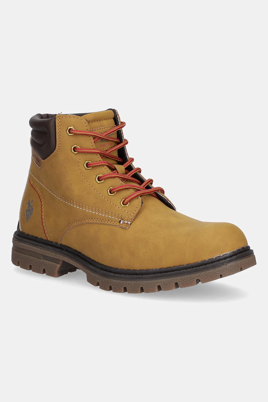 U.S. Polo Assn. pantofi înalți OHIO004 culoarea maro, OHIO004M/EUH1