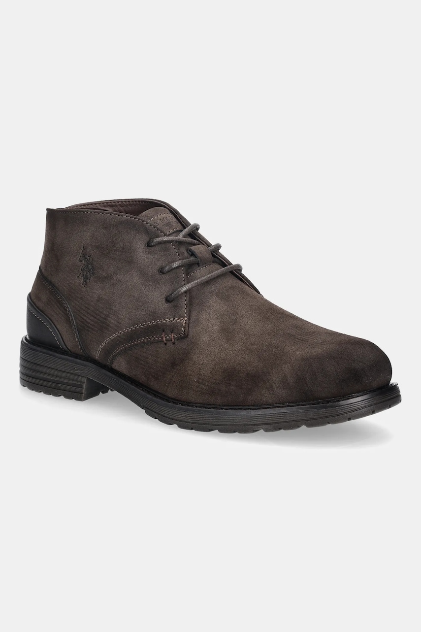 U.S. Polo Assn. pantofi SERGE001 culoarea maro, SERGE001M/EUY1