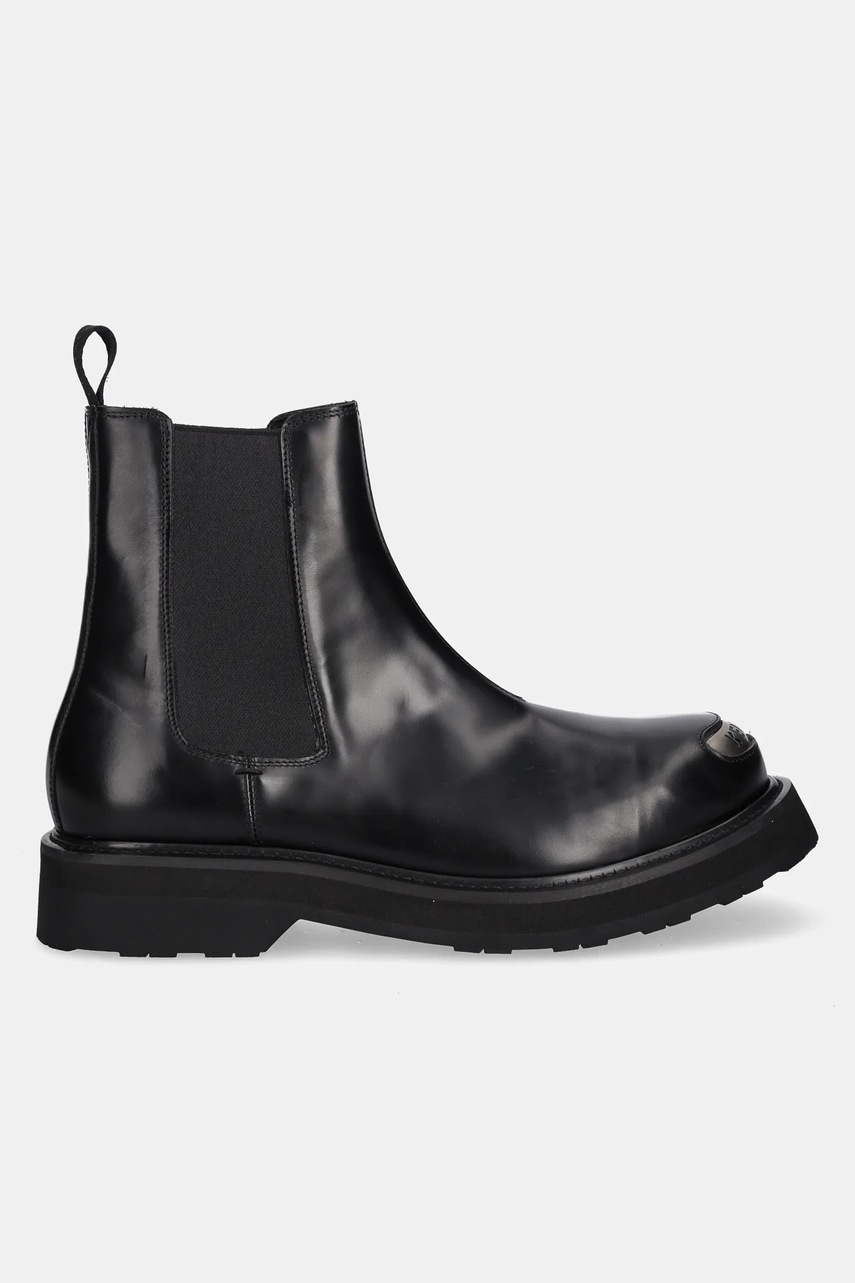 Кожаные полусапоги Kenzo Smile Lace Up Boots цвет чёрный FF65BT112L52.99 Кожаные полусапоги Kenzo Smile Lace Up Boots цвет чёрный FF65BT112L52.99