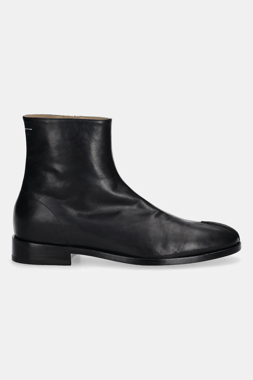 Кожаные ботинки MM6 Maison Margiela цвет чёрный SH1WU0011.P5000.T8013