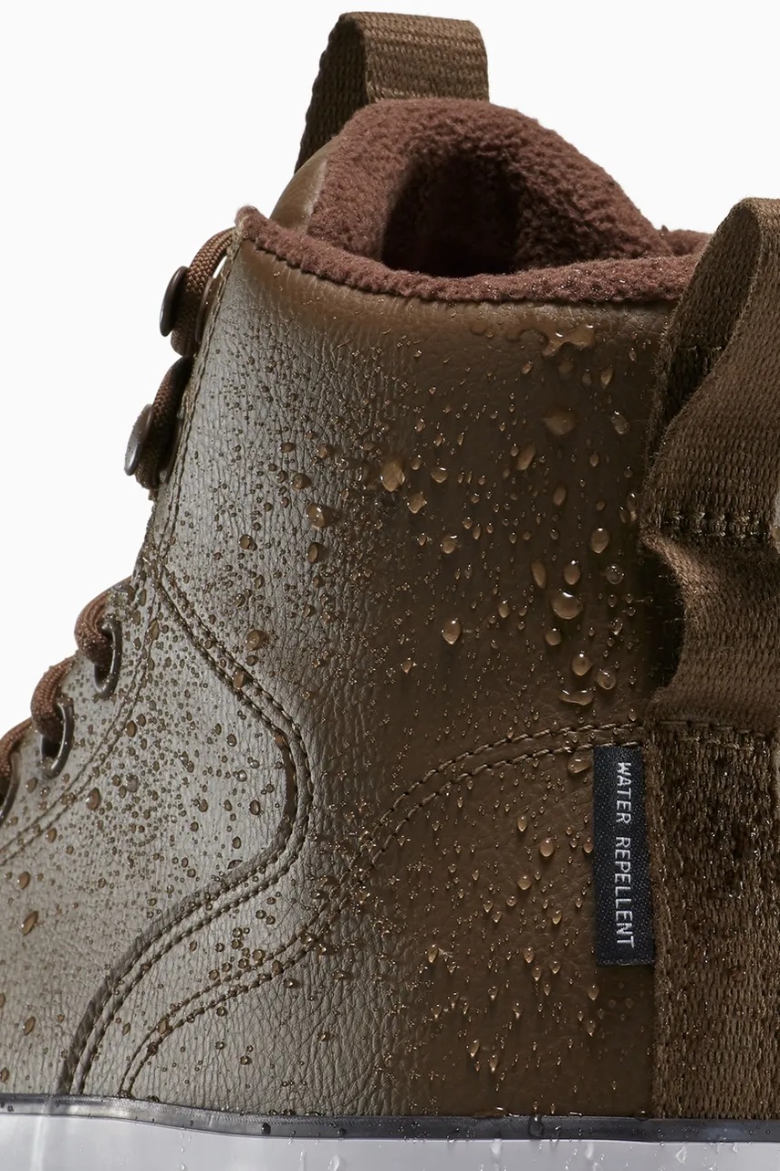 Πάνινα παπούτσια Converse Chuck Taylor All Star Hiker Boot Water Repellent χρώμα: καφέ, A13235C φωτογραφία