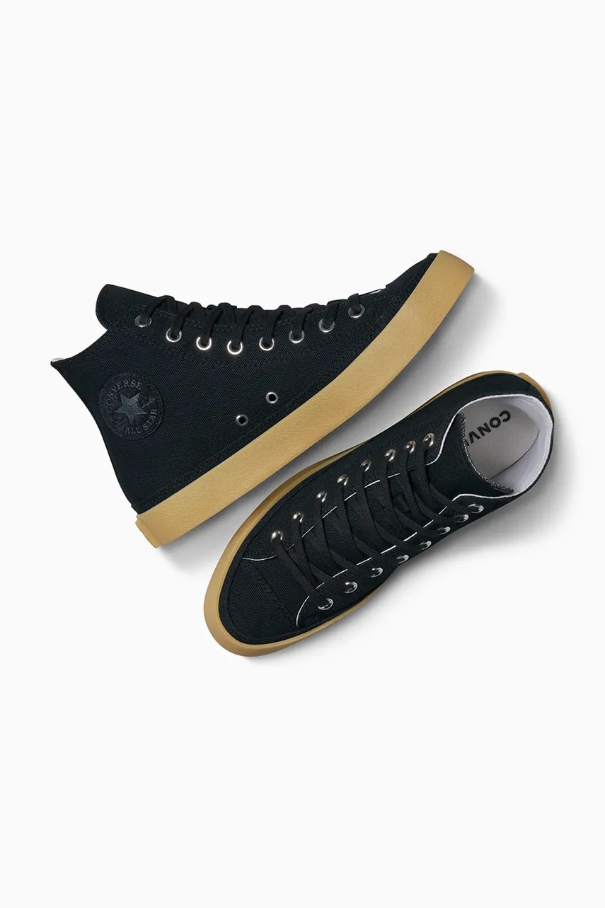 Πάνινα παπούτσια Converse Chuck Taylor All Star χρώμα: μαύρο, A15599C φωτογραφία
