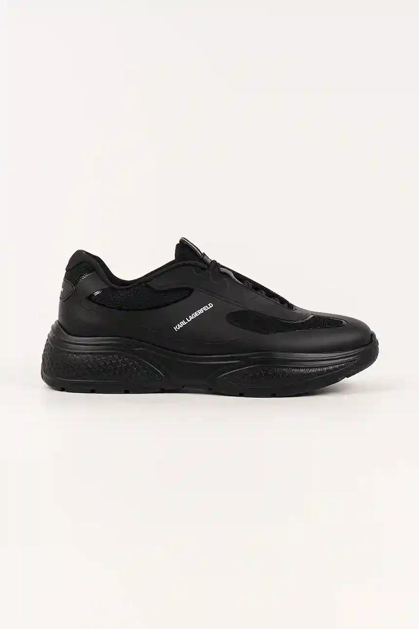 Karl Lagerfeld sneakers vestă culoarea negru, KL52714H