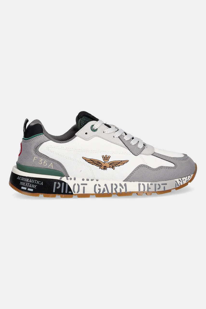 Кроссовки Aeronautica Militare SNEAKERS цвет серый 252SC0276UCT03380 Кроссовки Aeronautica Militare SNEAKERS цвет серый 252SC0276UCT03380