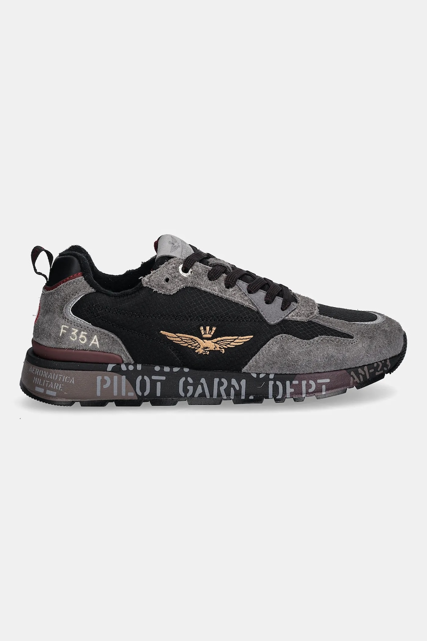 Кроссовки Aeronautica Militare SNEAKERS цвет чёрный 252SC0276UCT03546 Кроссовки Aeronautica Militare SNEAKERS цвет чёрный 252SC0276UCT03546