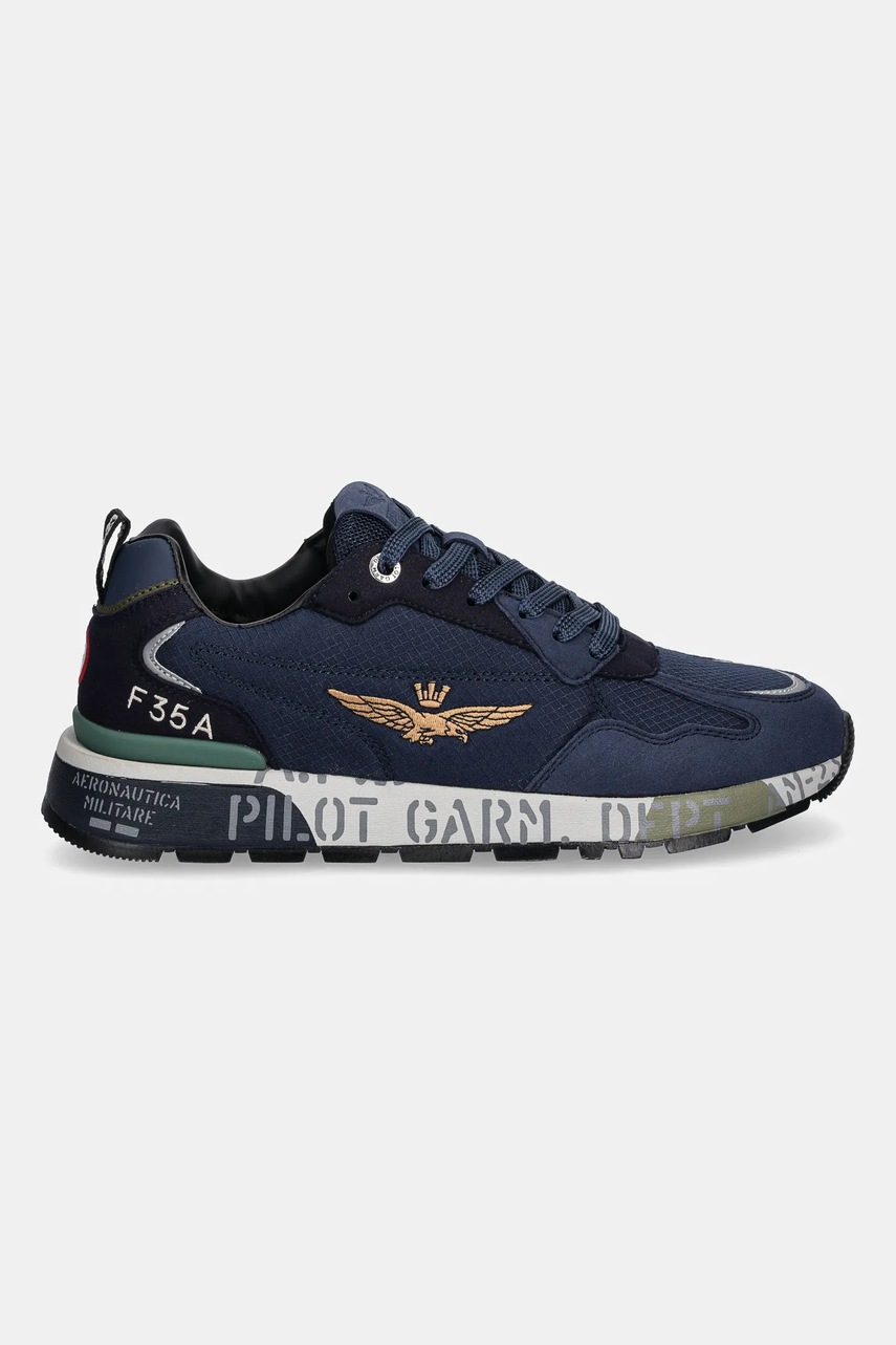 Кроссовки Aeronautica Militare SNEAKERS цвет синий 252SC0276UCT04249 Кроссовки Aeronautica Militare SNEAKERS цвет синий 252SC0276UCT04249