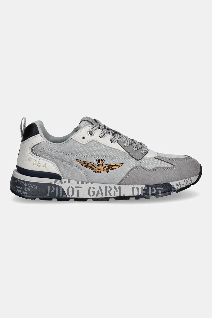 Кроссовки Aeronautica Militare SNEAKERS цвет серый 252SC0276UCT04249 Кроссовки Aeronautica Militare SNEAKERS цвет серый 252SC0276UCT04249