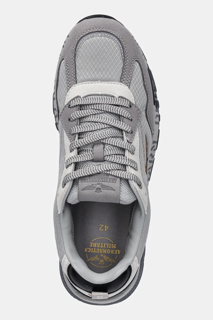 Αθλητικά Aeronautica Militare SNEAKERS χρώμα: γκρι, 252SC0276UCT04249 φωτογραφία