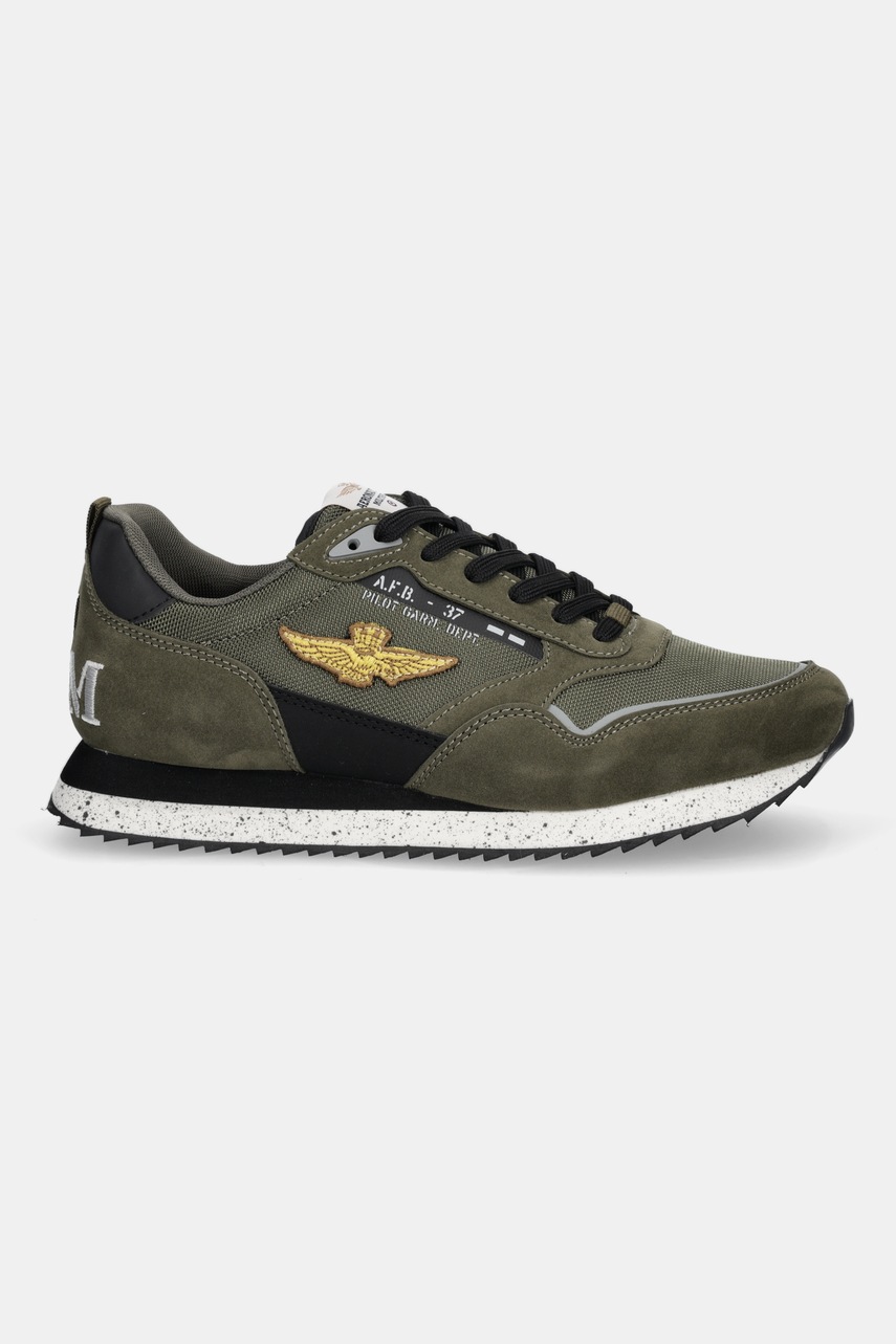 Кроссовки Aeronautica Militare SNEAKERS цвет зелёный 252SC0288UCT03545