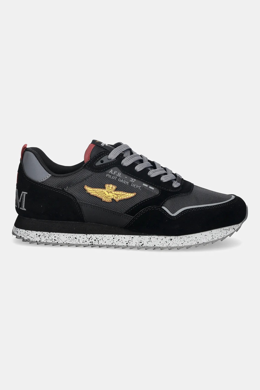 Кроссовки Aeronautica Militare SNEAKERS цвет чёрный 252SC0288UCT03545 Кроссовки Aeronautica Militare SNEAKERS цвет чёрный 252SC0288UCT03545