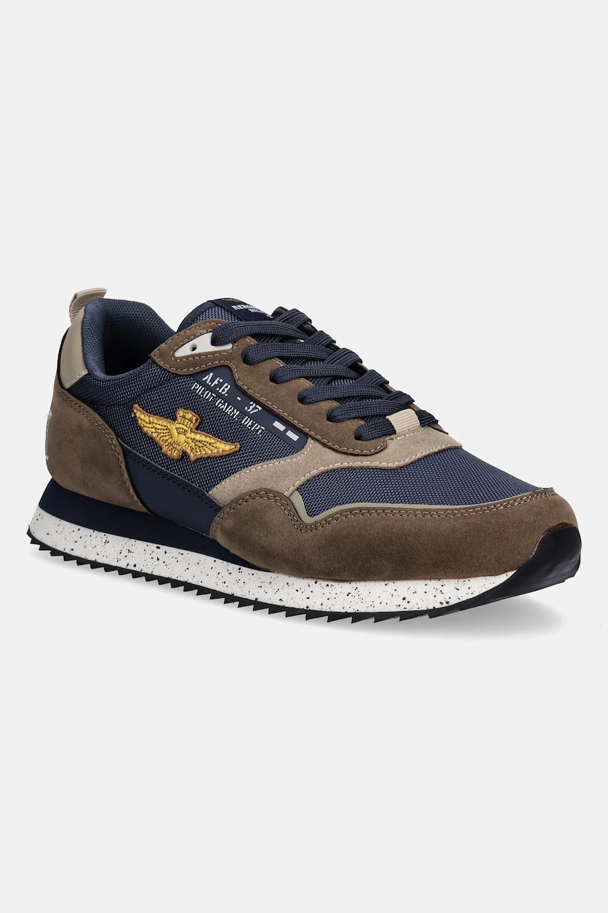 Aeronautica Militare sneakers SNEAKERS culoarea maro, 252SC0288UCT03545