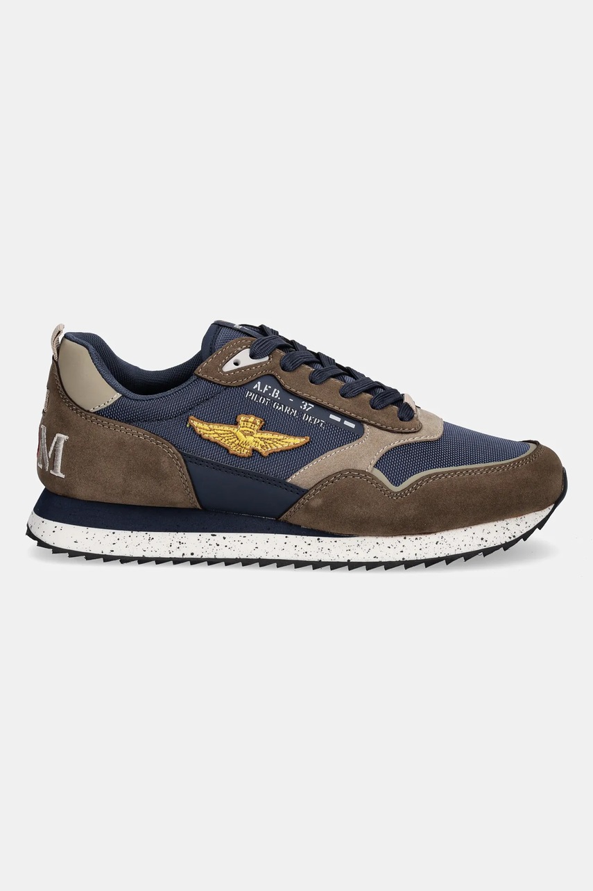 Αθλητικά Aeronautica Militare SNEAKERS χρώμα: καφέ, 252SC0288UCT03545 φωτογραφία