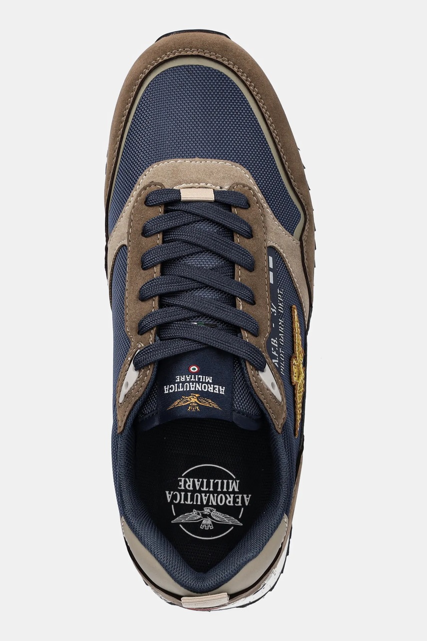 Αθλητικά Aeronautica Militare SNEAKERS χρώμα: καφέ, 252SC0288UCT03545 φωτογραφία