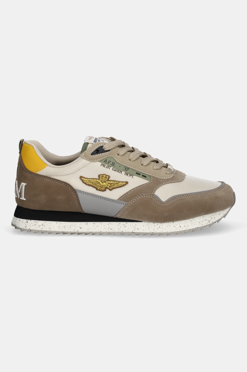 Кроссовки Aeronautica Militare SNEAKERS цвет бежевый 252SC0288UCT03545 Кроссовки Aeronautica Militare SNEAKERS цвет бежевый 252SC0288UCT03545