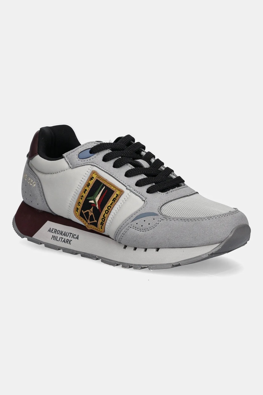 Levně Tenisky Aeronautica Militare SNEAKERS pánské, šedá barva, 252SC0292UCT03331
