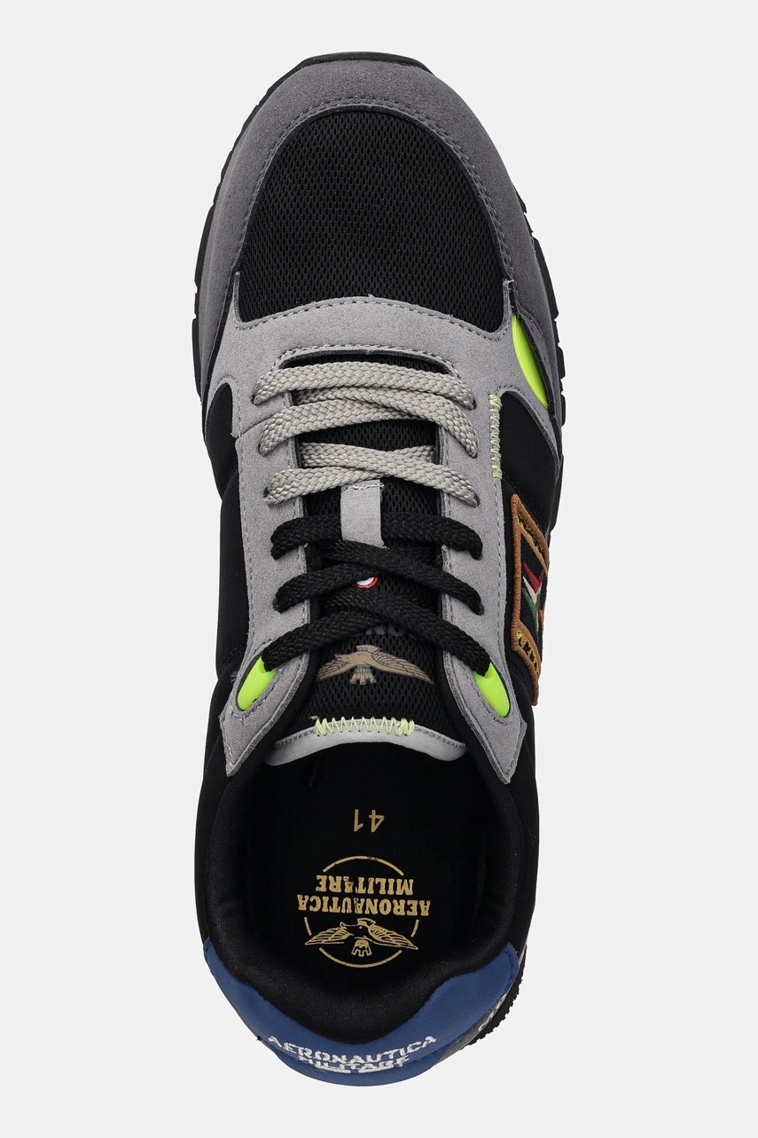 Αθλητικά Aeronautica Militare SNEAKERS χρώμα: μαύρο, 252SC0292UCT03331 φωτογραφία