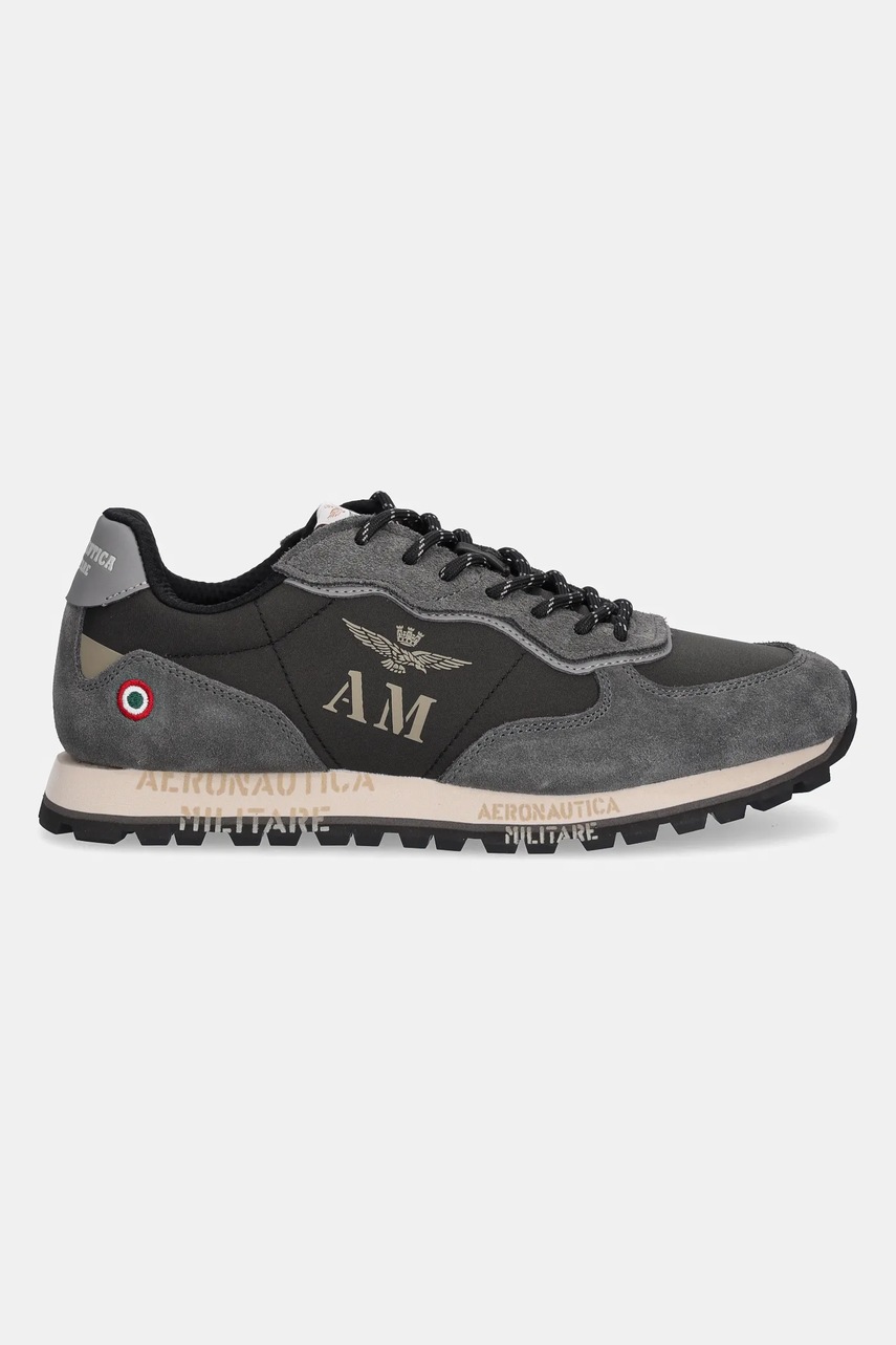 Кроссовки Aeronautica Militare SNEAKERS цвет серый 252SC0320UPL00313 Кроссовки Aeronautica Militare SNEAKERS цвет серый 252SC0320UPL00313