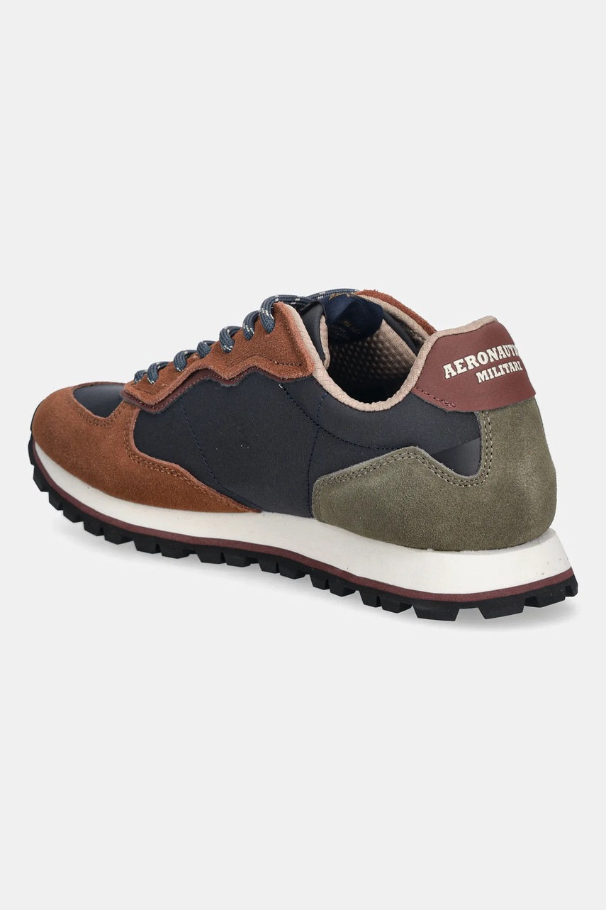 Αθλητικά Aeronautica Militare SNEAKERS χρώμα: καφέ, 252SC0320UPL00313 φωτογραφία