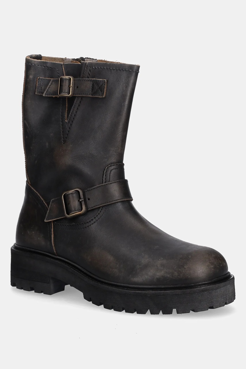 AllSaints pantofi inalti TAIT BOOT culoarea maro, M080FB