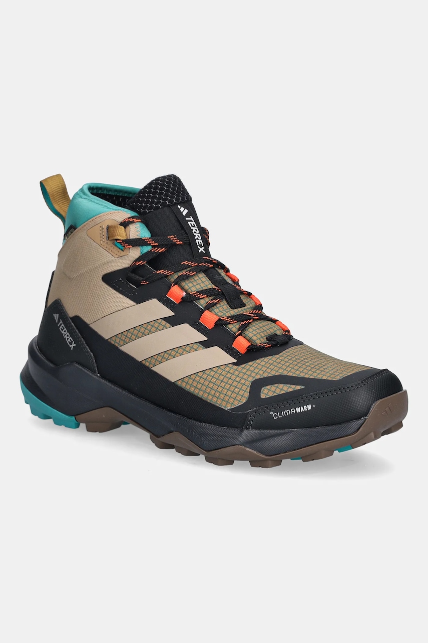 adidas TERREX pantofi outdoor Skychaser AX5 Mid GTX Clima culoarea verde, izolat, JH7805