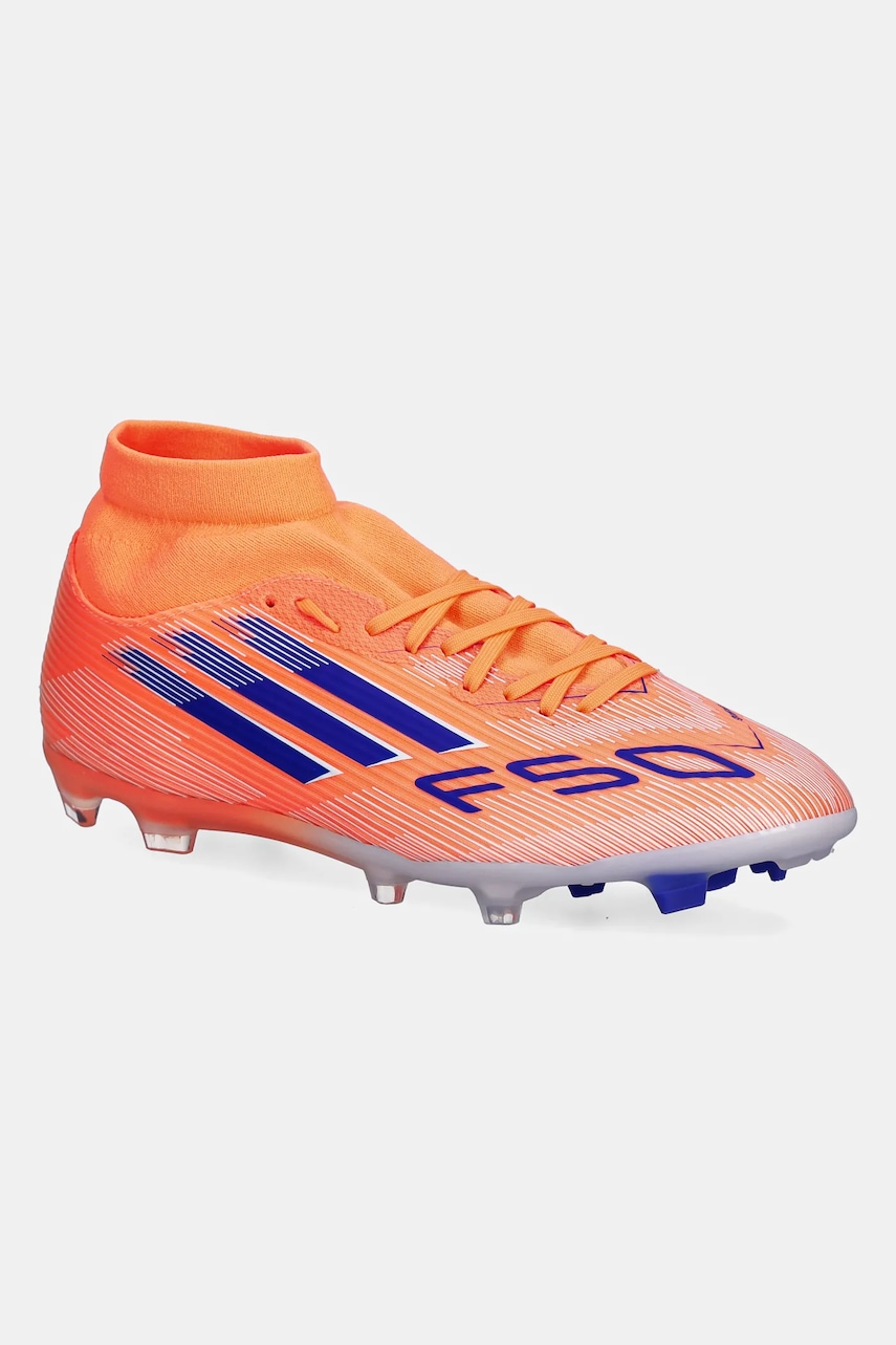 adidas Performance ghete de fotbal F50 League culoarea portocaliu, JI0888