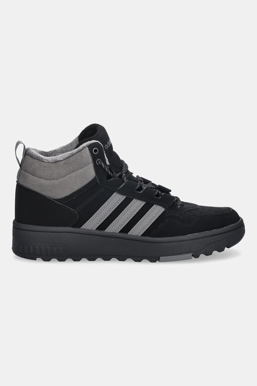 Кроссовки adidas Hoops 4.0 Mid Winterized цвет чёрный JQ5361
