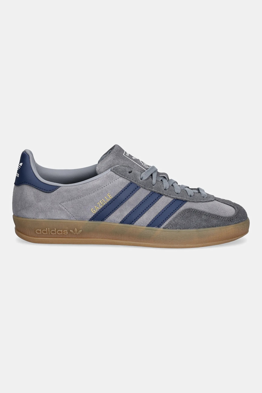 Кроссовки adidas Originals Gazelle Indoor цвет серый JQ8397 Кроссовки adidas Originals Gazelle Indoor цвет серый JQ8397