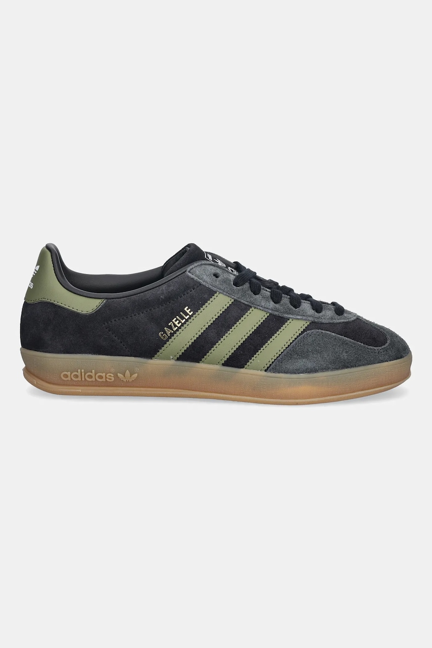 Кроссовки adidas Originals Gazelle Indoor цвет чёрный JQ8399 Кроссовки adidas Originals Gazelle Indoor цвет чёрный JQ8399