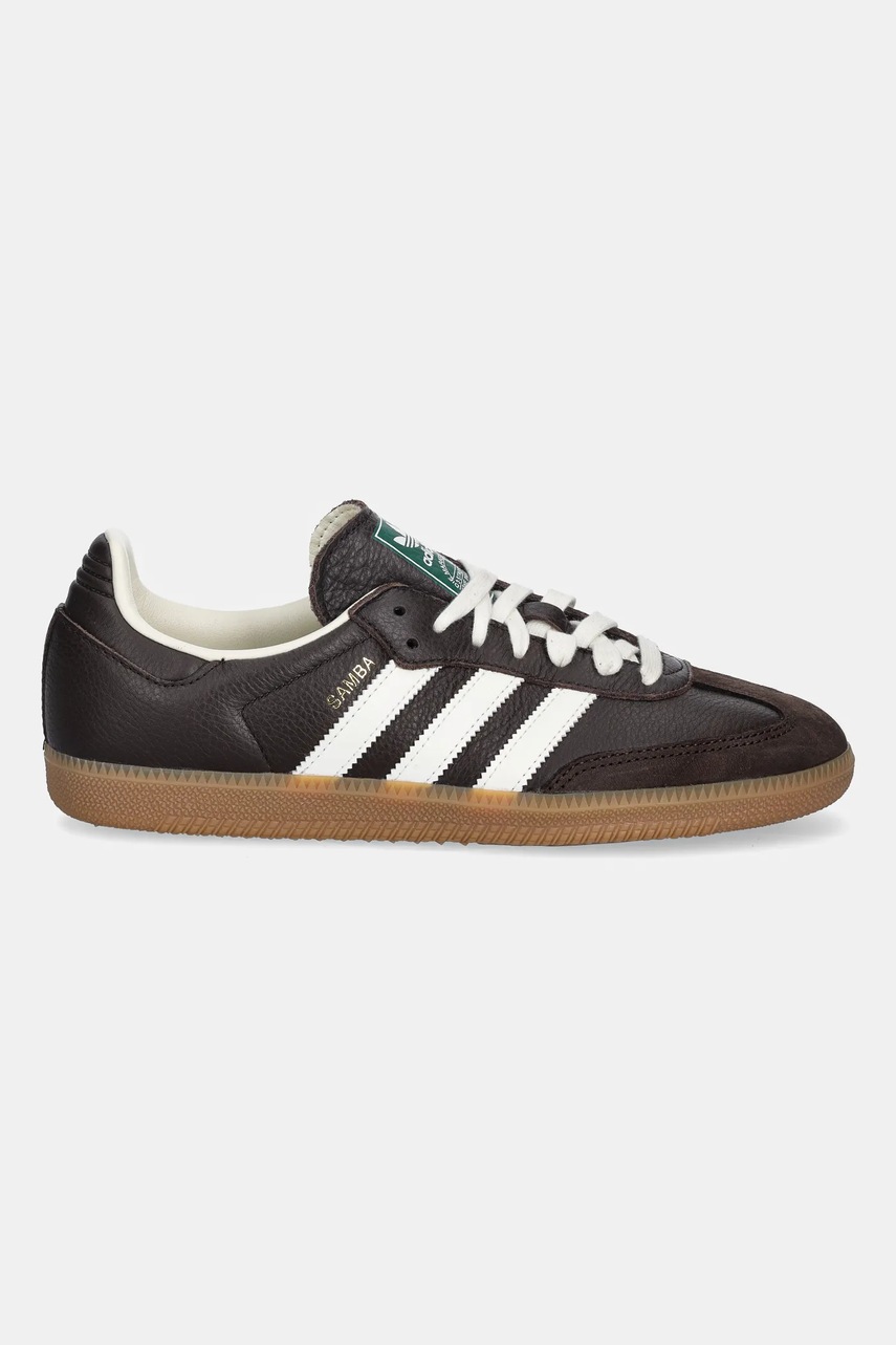 Кроссовки adidas Originals Samba OG цвет коричневый JR0891