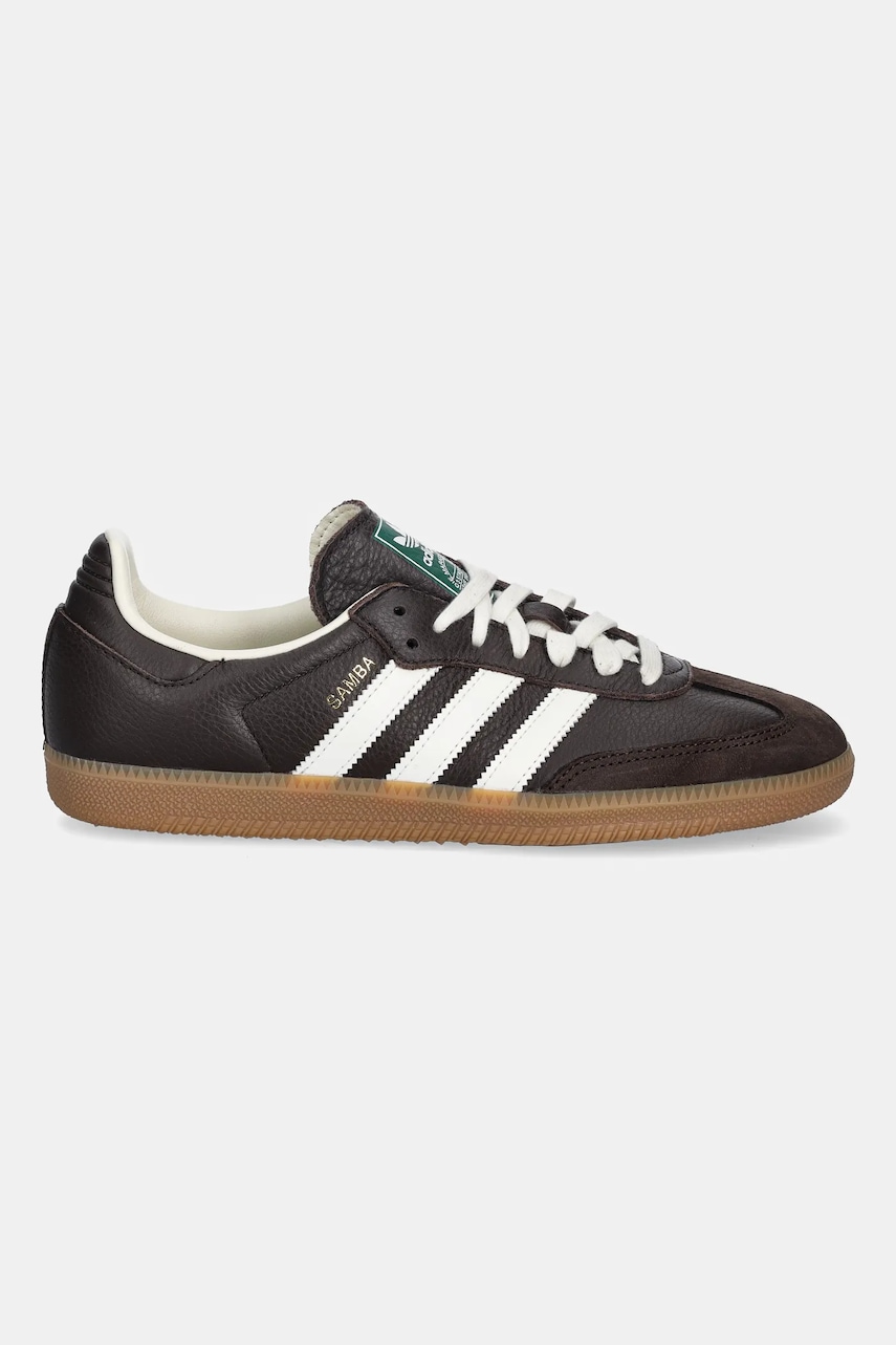 Кроссовки adidas Originals Samba OG цвет коричневый JR0891 Кроссовки adidas Originals Samba OG цвет коричневый JR0891