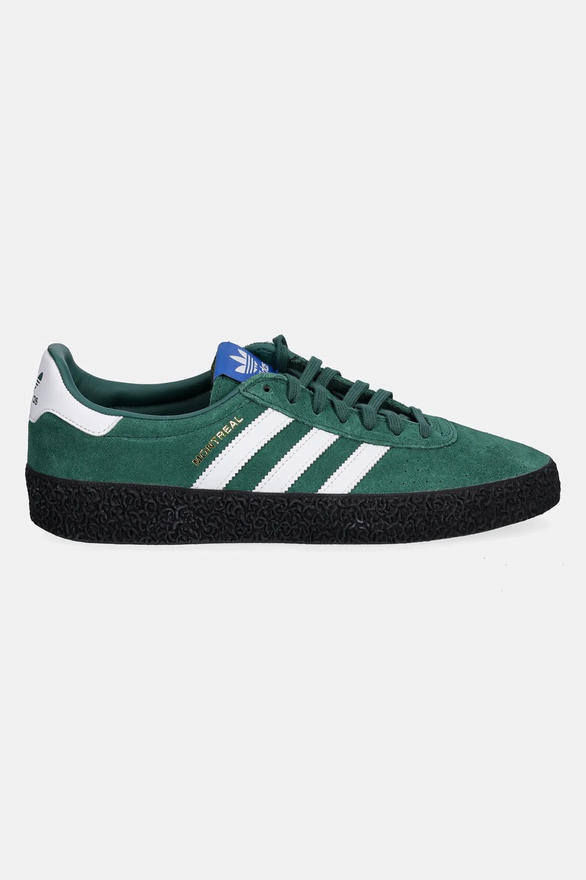 Замшевые кроссовки adidas Originals Montreal RM цвет зелёный JS1335 Замшевые кроссовки adidas Originals Montreal RM цвет зелёный JS1335
