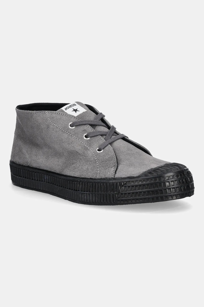 Novesta tenisi din piele intoarsa Novesta x Noel Gallagher culoarea gri, N574001-GRE000615