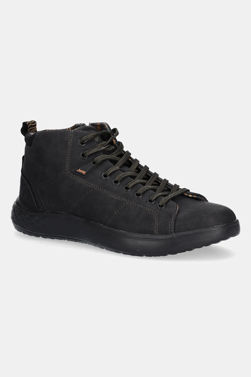 Jeep sneakers MACADAM MID culoarea negru, JM52051A