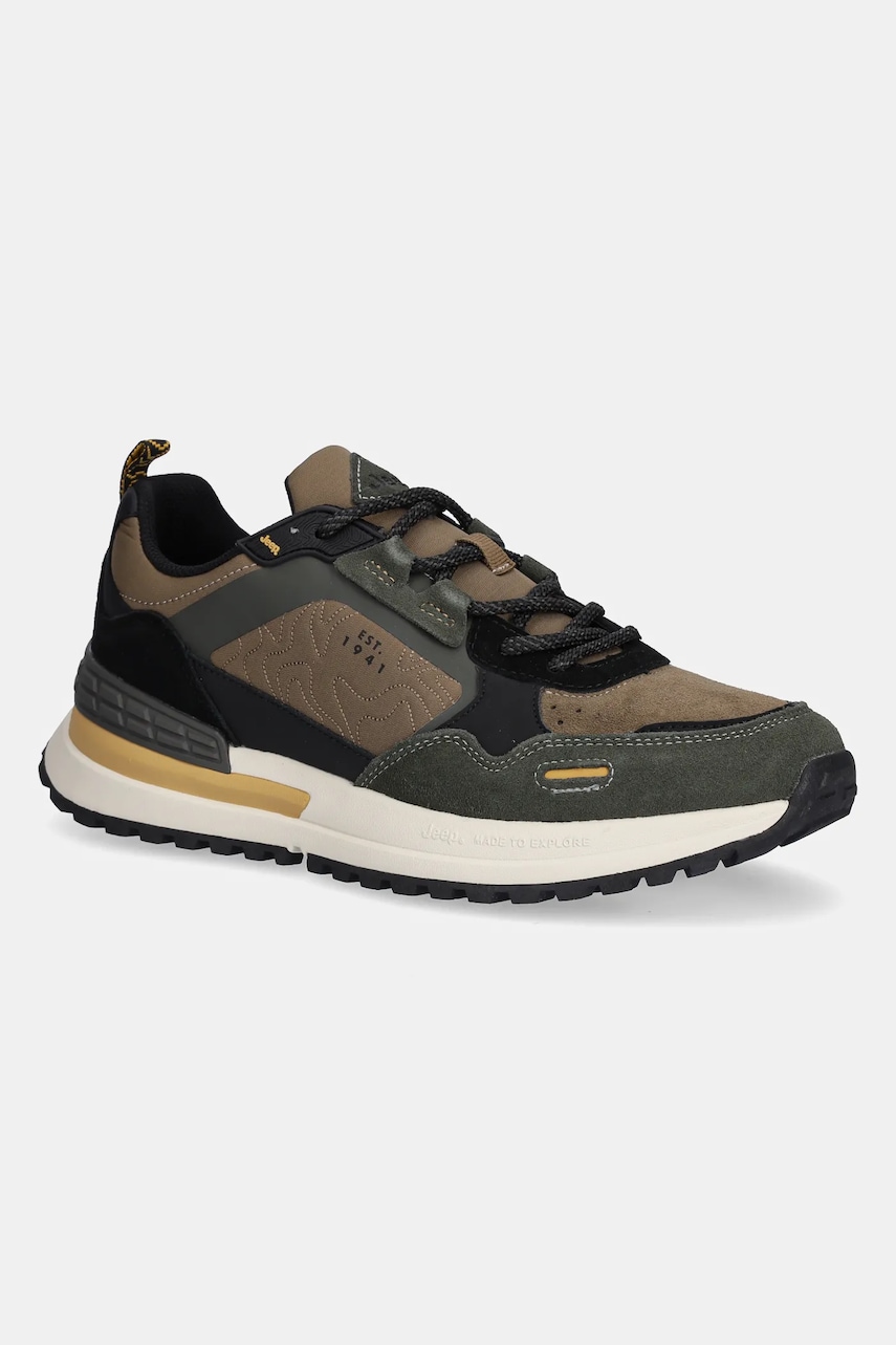 Jeep sneakers GROUND culoarea bej, JM52080A