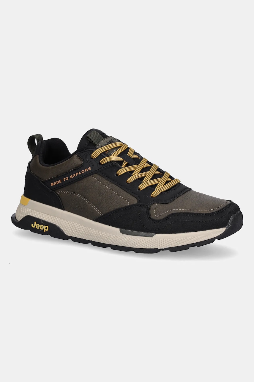 Jeep sneakers ONTARIO CITY culoarea verde, JM52141A