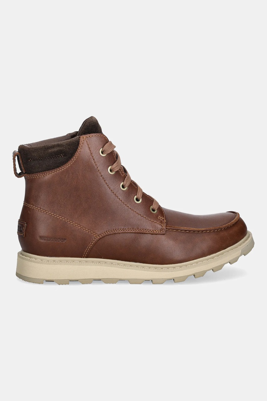 Замшевые кроссовки Sorel MADSON II MOC TOE WP цвет коричневый 1915021243