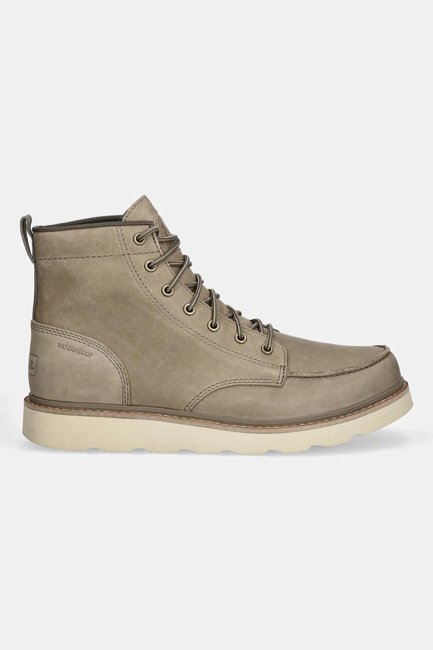 Кожаные ботинки Sorel SLABTOWN 62 MOC WP цвет бежевый 2078331297