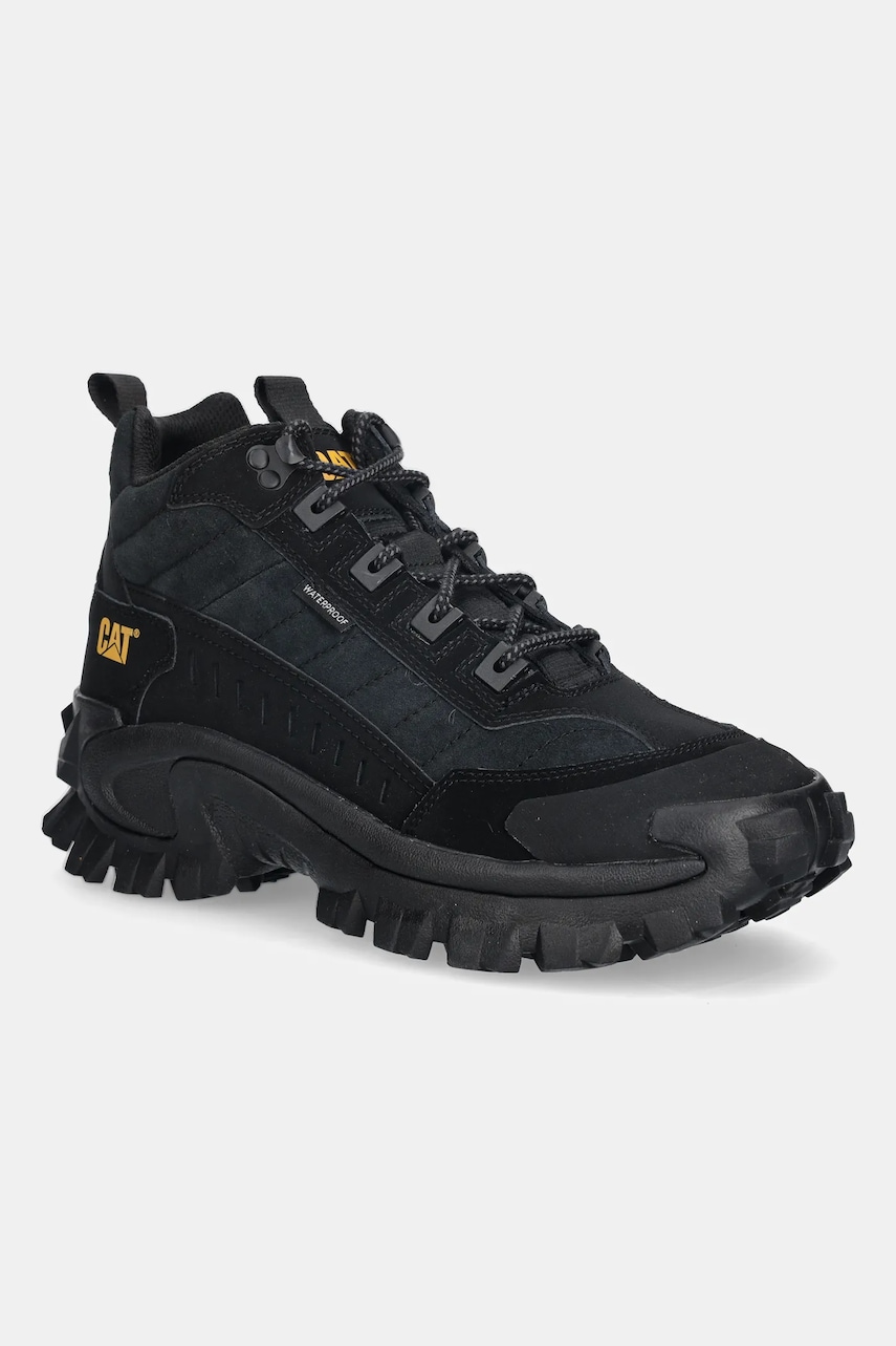 Caterpillar sneakers din piele INTRUDER MID WP culoarea negru, P726385