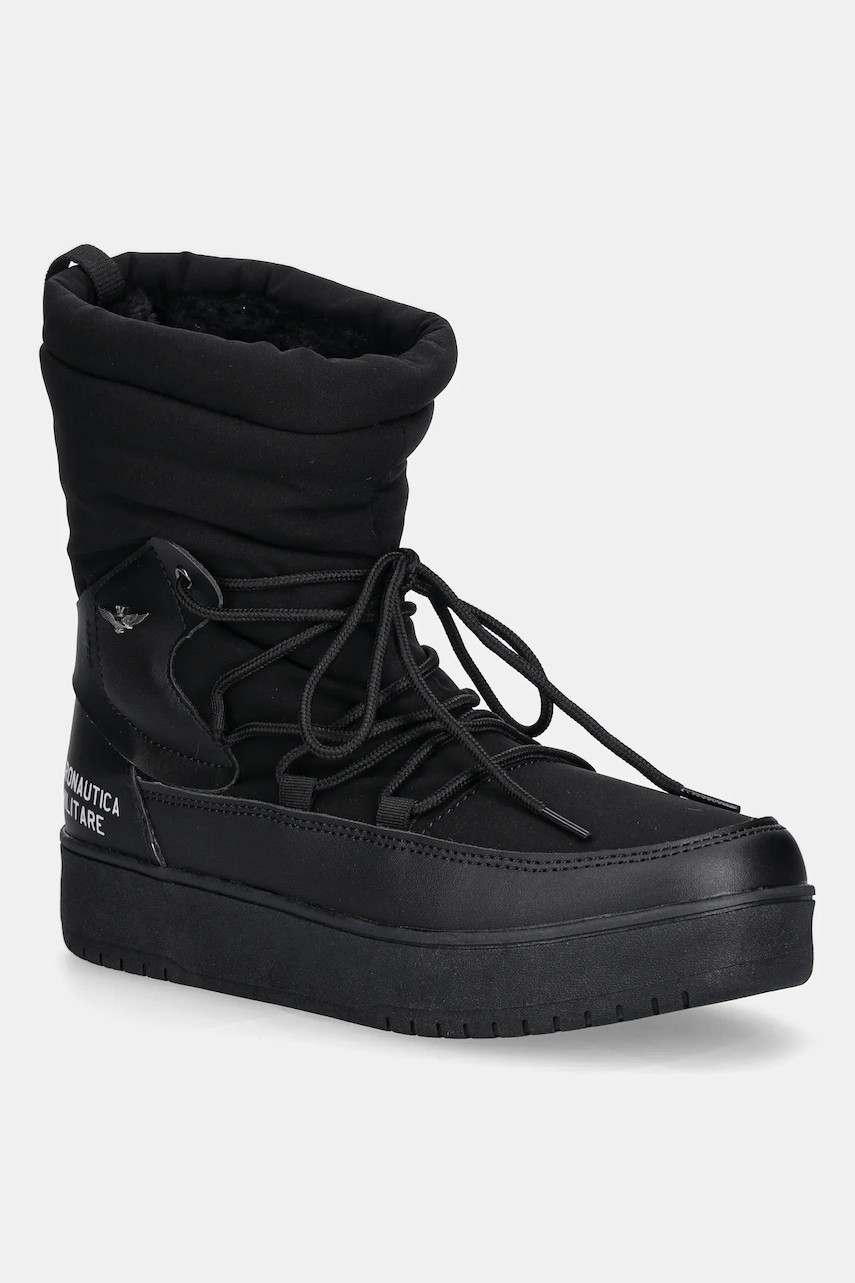 Levně Sněhule Aeronautica Militare STIVALETTO černá barva, 252SC0299XCT03498